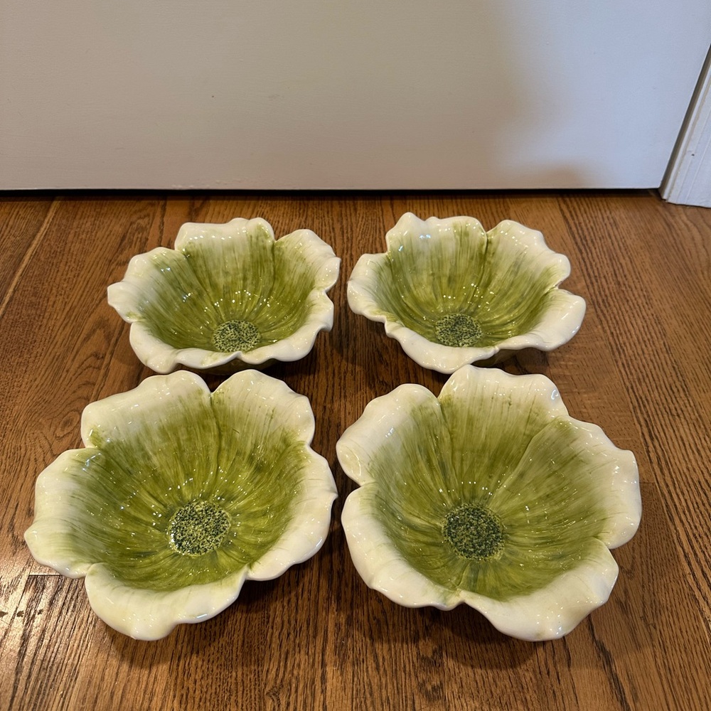 Set of 4 Vintage Garden Collection by AMBIANCE Soup/Cereal Bowl